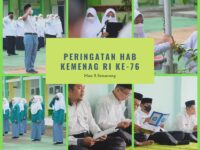 Ramaikan HAB Kemenag RI Ke-76, MAN 2 Semarang Gelar Upacara dan Khotmil Qur'an