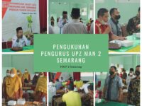 Resmi Dikukuhkan, Pengurus UPZ MAN 2 Semarang