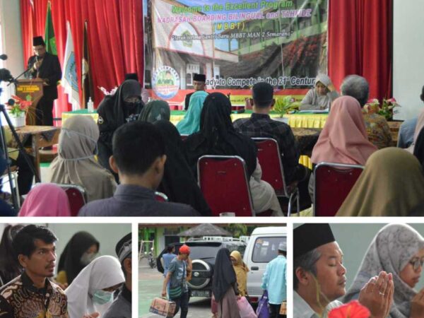 Optimisme Wali santri Dalam Serah Terima Santri MBBT  Baru MAN 2 Semarang (Tengaran)