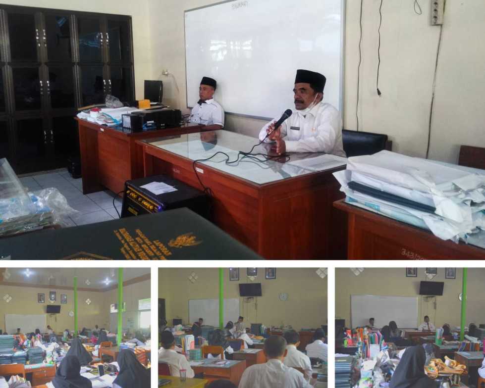 Jaga Kinerja, Guru dan Pegawai MAN 2 Semarang (Tengaran) Ikuti Pembinaan Oleh Kepala Madrasah