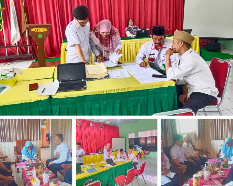 Kanwil Kemenag Provinsi Jawa Tengah Gelar Monitoring Asesmen Madrasah di MAN 2 Semarang (Tengaran) Kabupaten Semarang