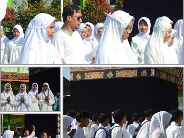 MAN 2 Semarang Gelar Manasik Haji Perdana di Halaman Madrasah